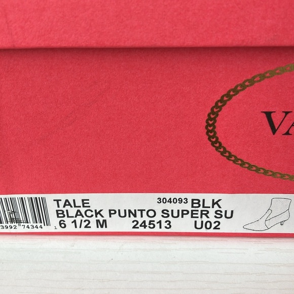 Vaneli Tale Black Punto Super SU Kitten Heel Booties (Size 6.5) - Picture 13 of 15